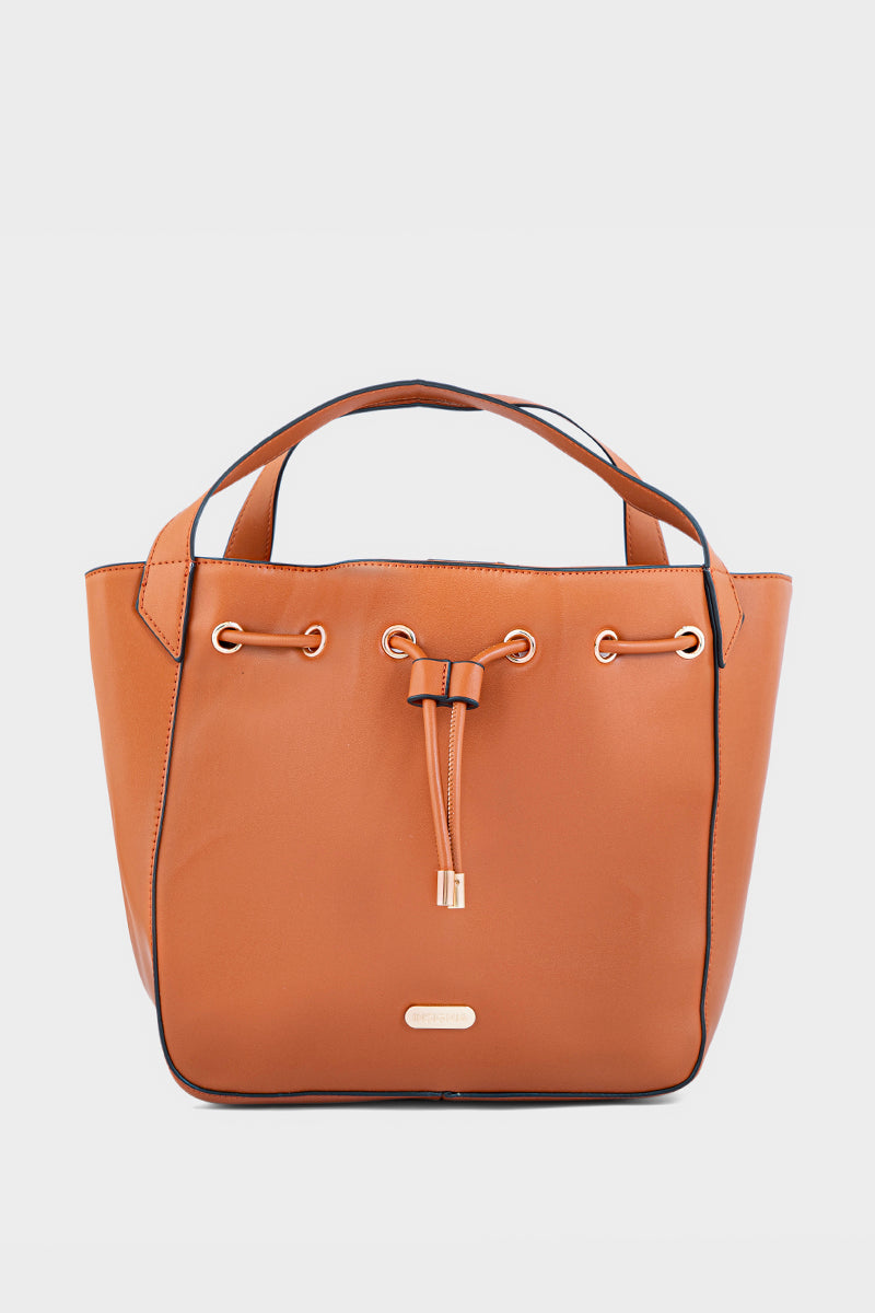 Bucket Hand Bags BS2071-Tan