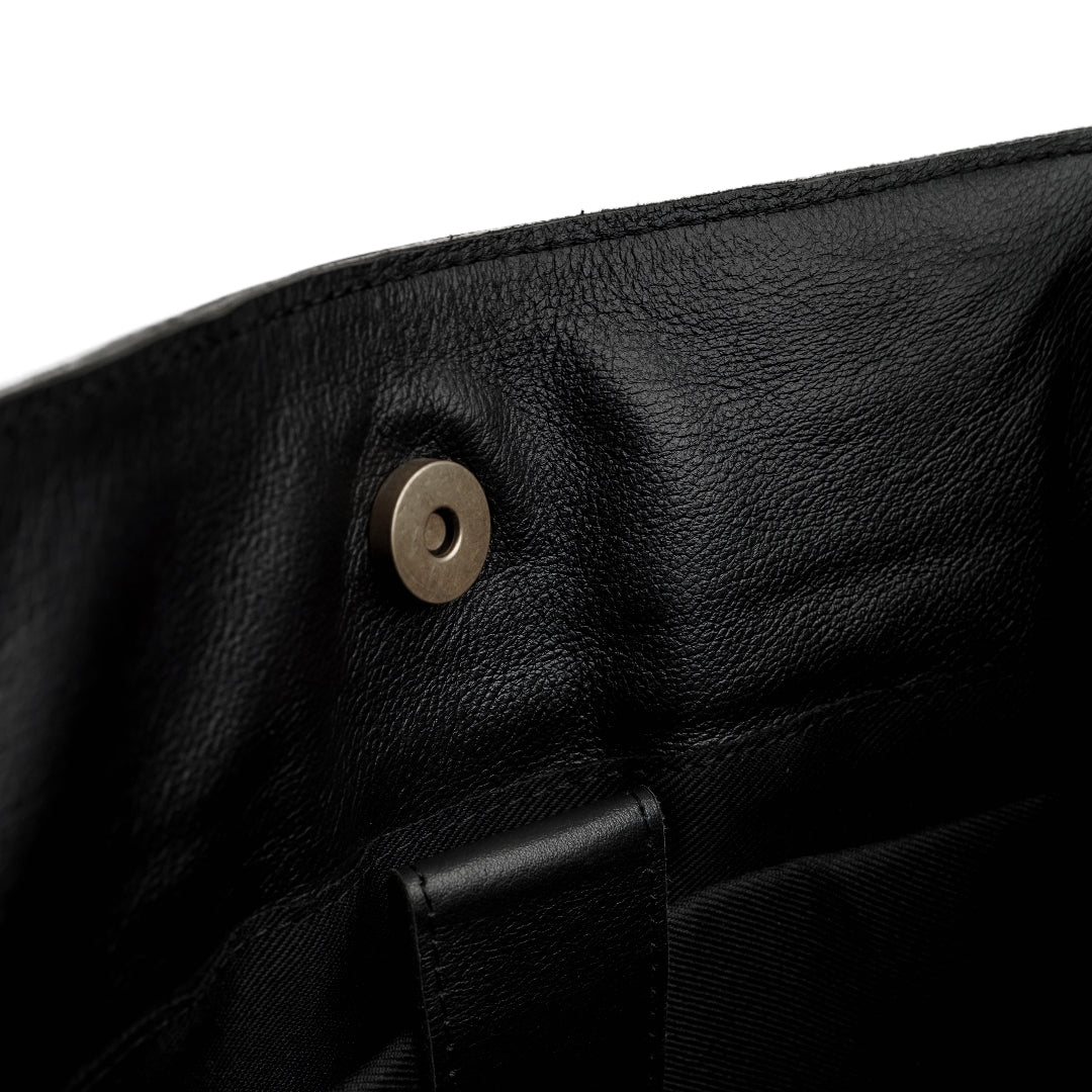 Nomad Vintage Leather Backpack- Black