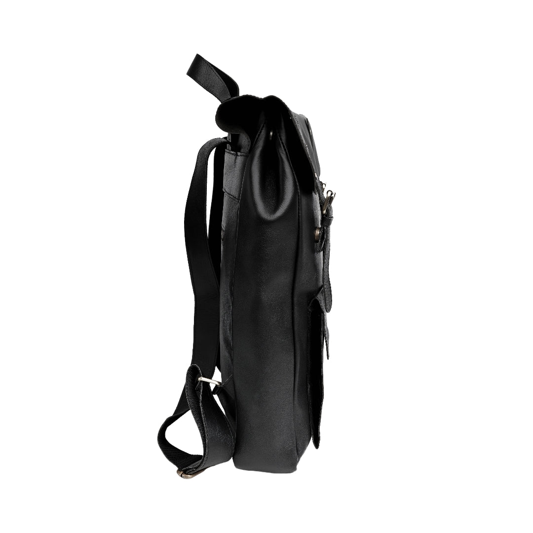 Nomad Vintage Leather Backpack- Black