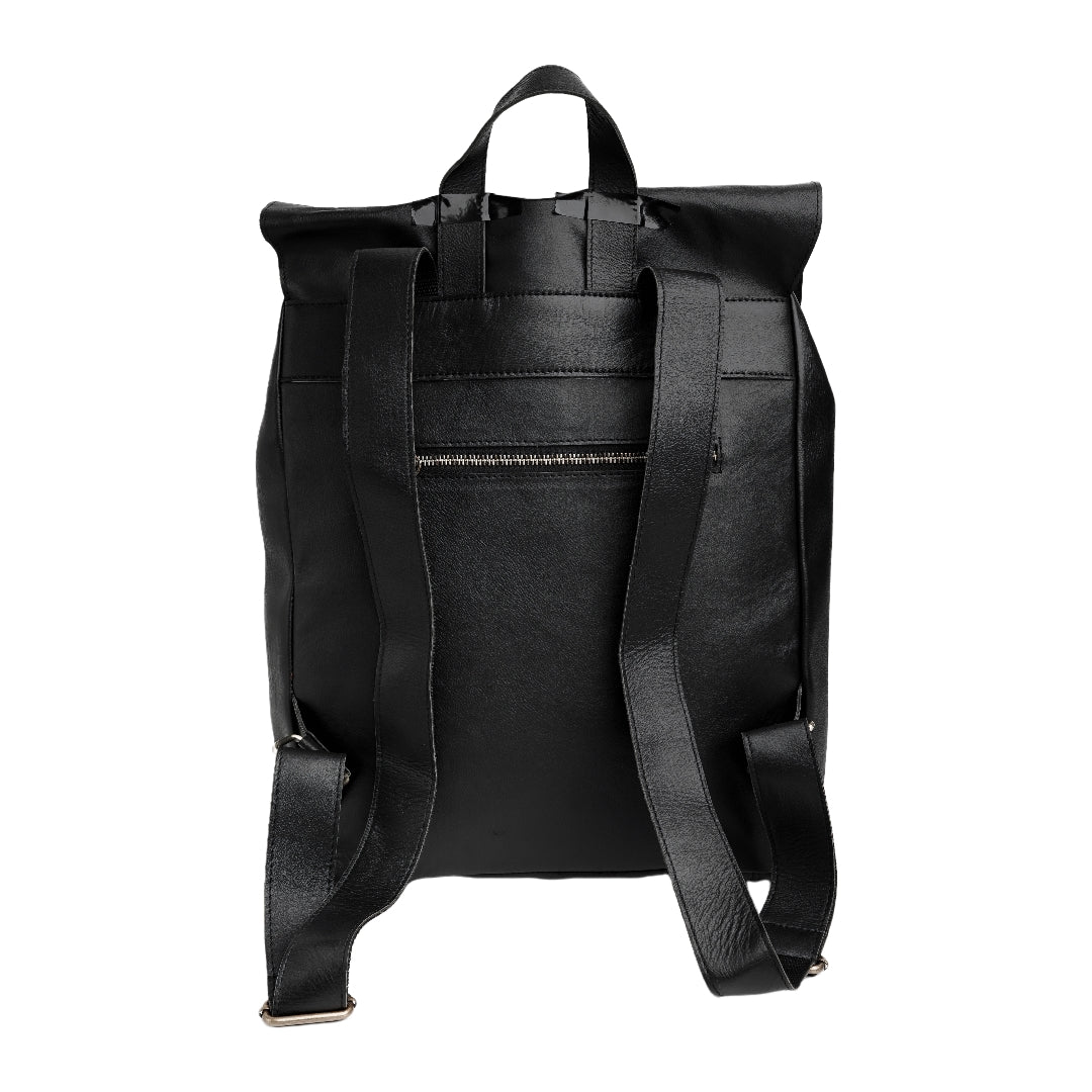 Nomad Vintage Leather Backpack- Black