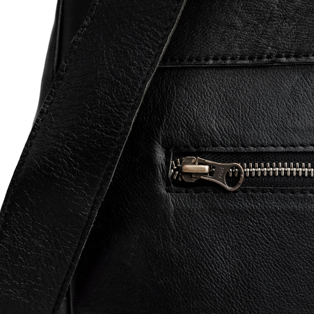 Nomad Vintage Leather Backpack- Black