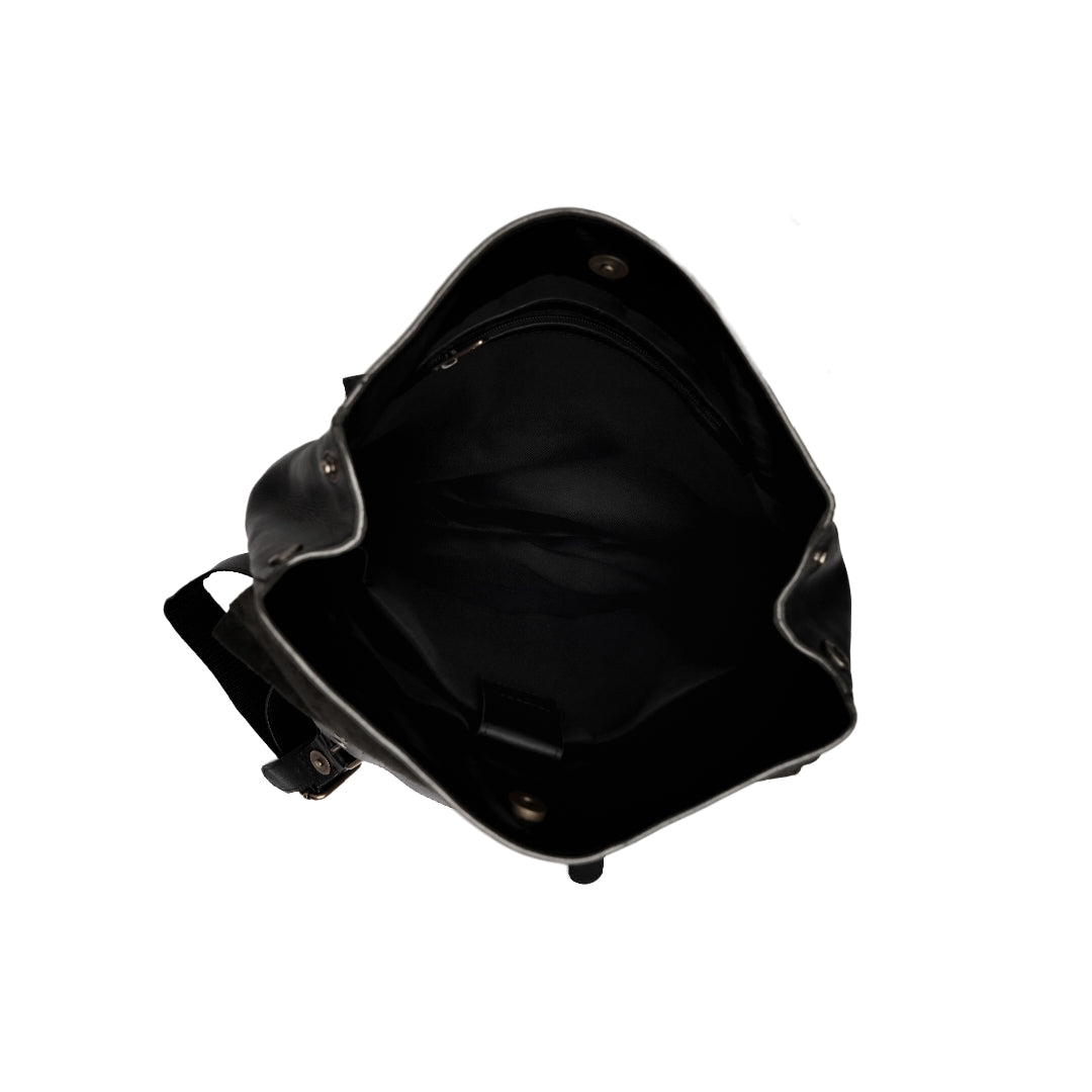 Nomad Vintage Leather Backpack- Black