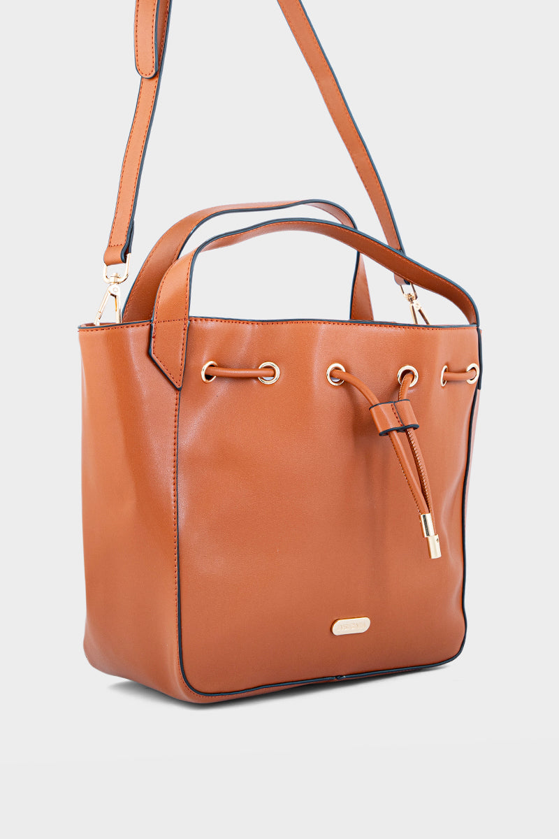 Bucket Hand Bags BS2071-Tan