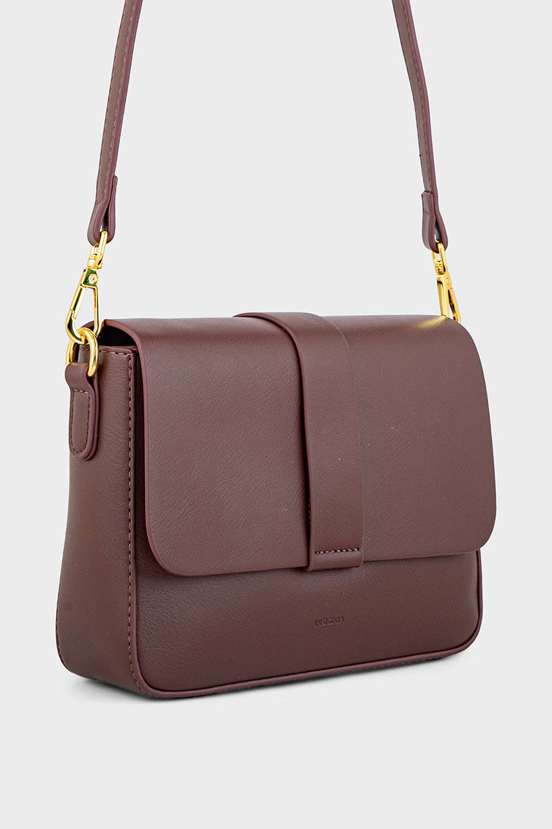 Cross Shoulder Bags BS2097-Brown