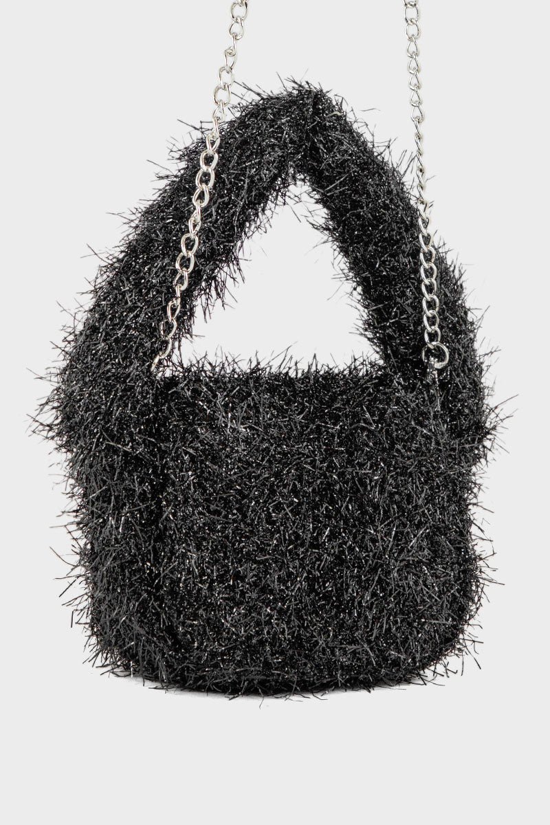 Hobo Hand Bags BH0041-Black