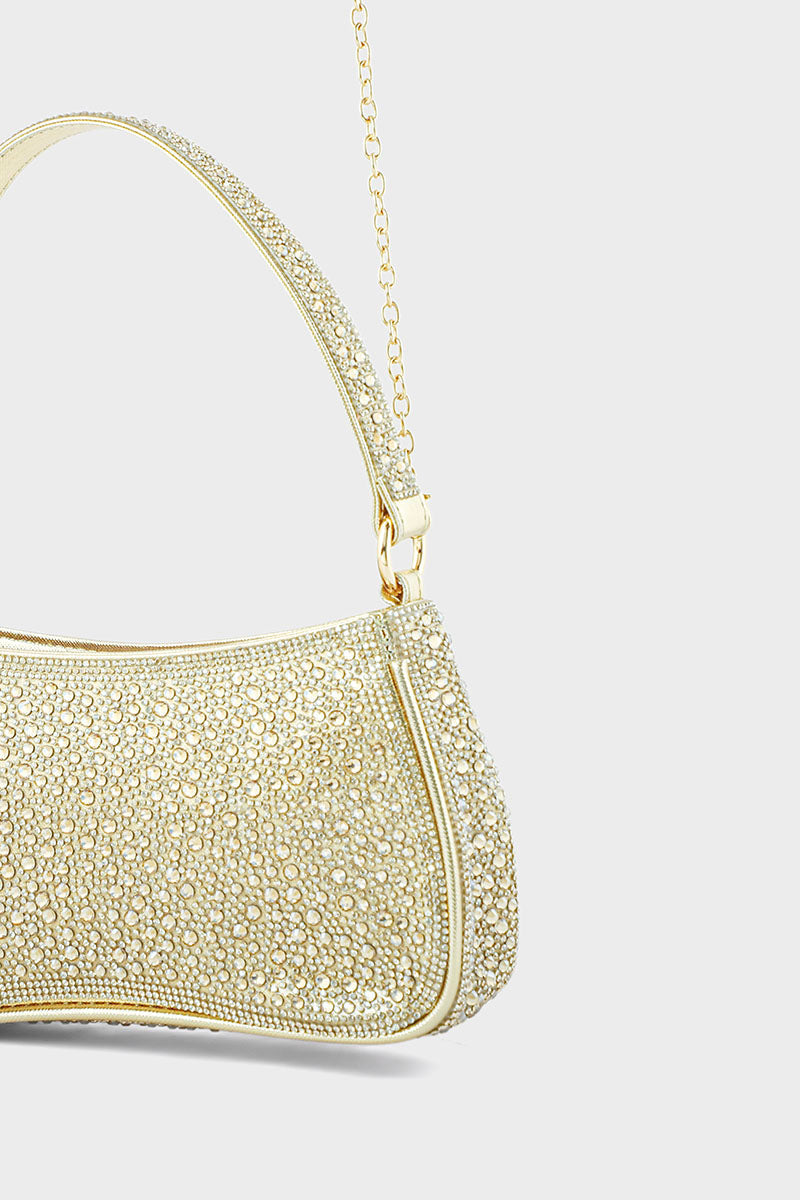 Top Handle Hand Bags BH0045-Lime Gold