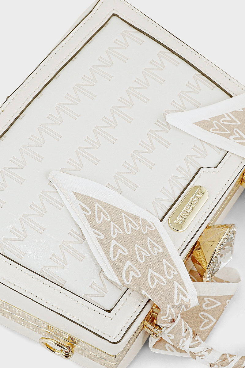 Top Handle Hand Bags BH0057-Ivory