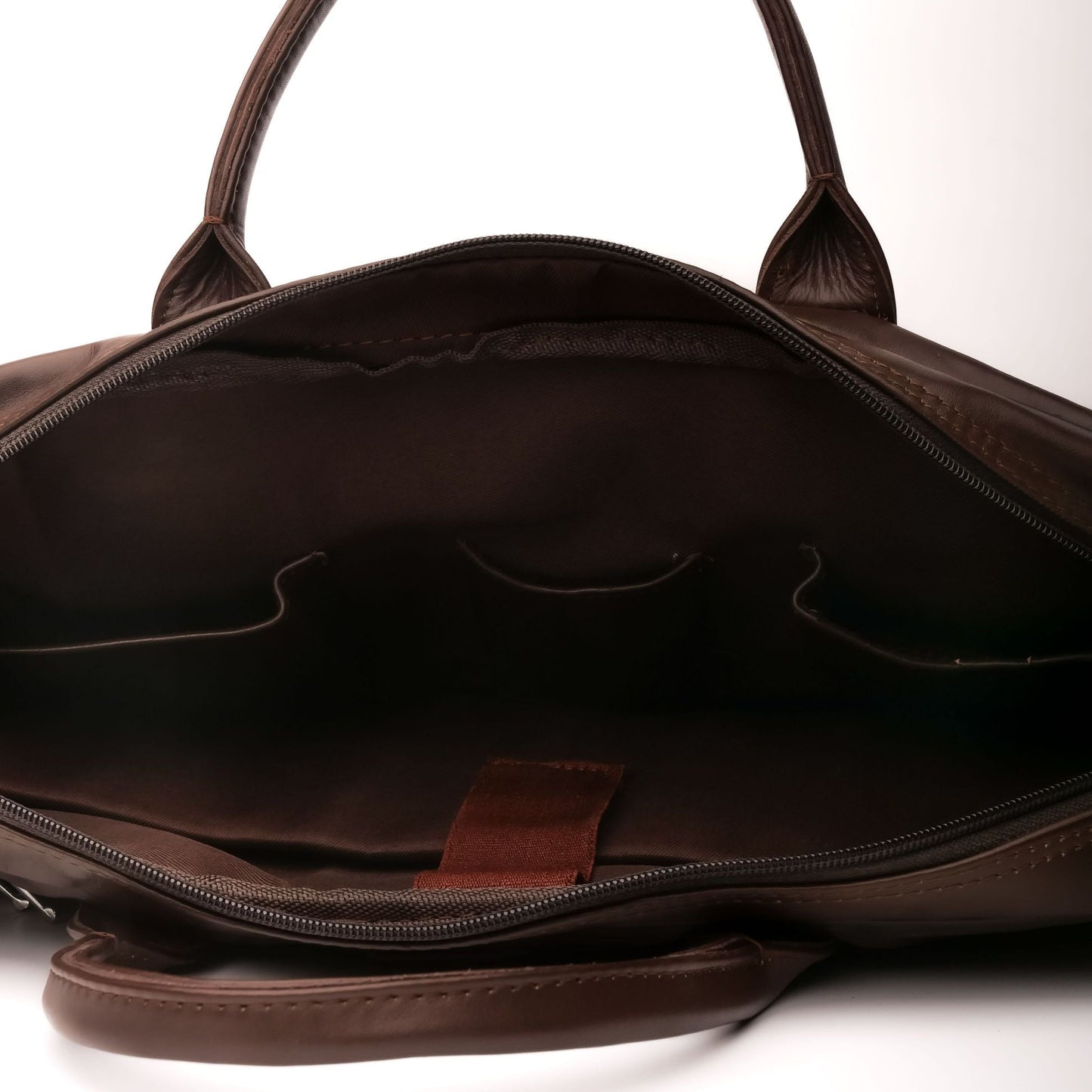 Executive Leather Laptop Bag-Brown