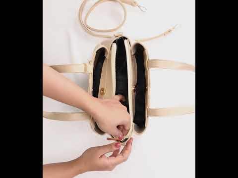 Beige Shoulder Bag IBS-SHB25-010