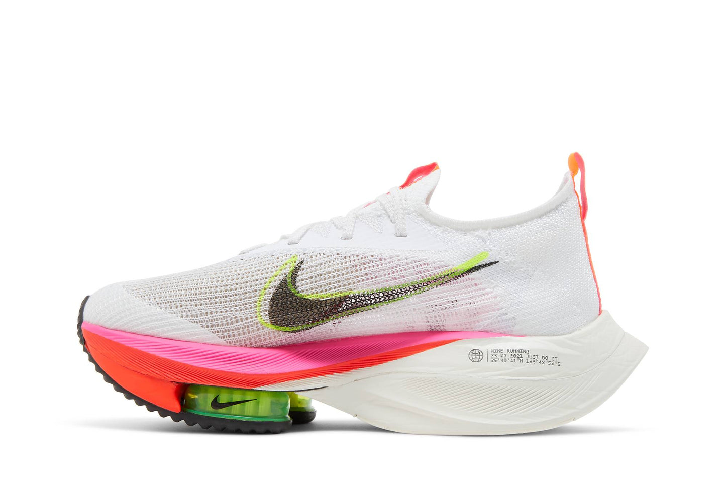 Nike Air Zoom Alphafly Next% Flyknit White Pink DJ5455-100