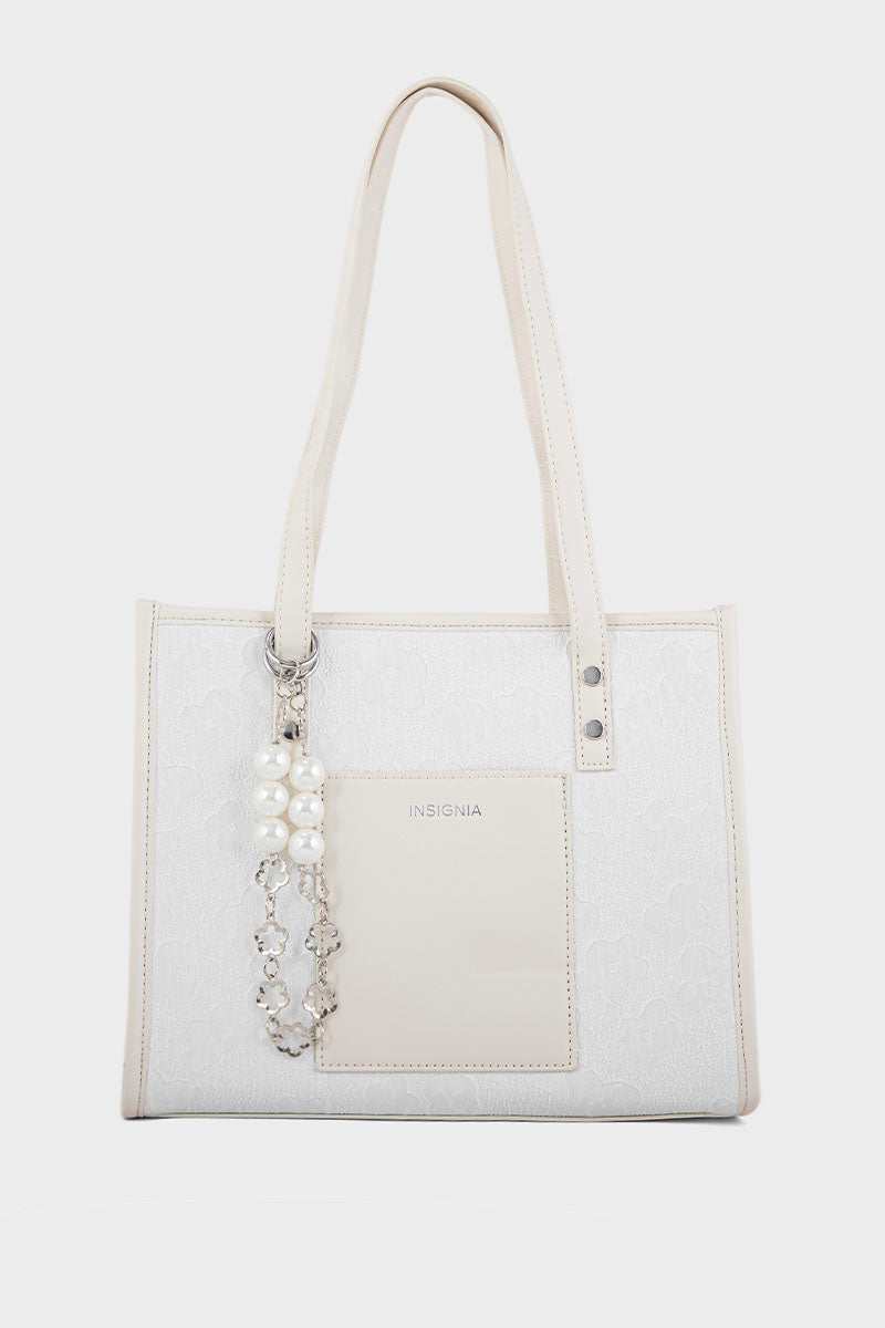 Tote Hand Bags BS2106-White
