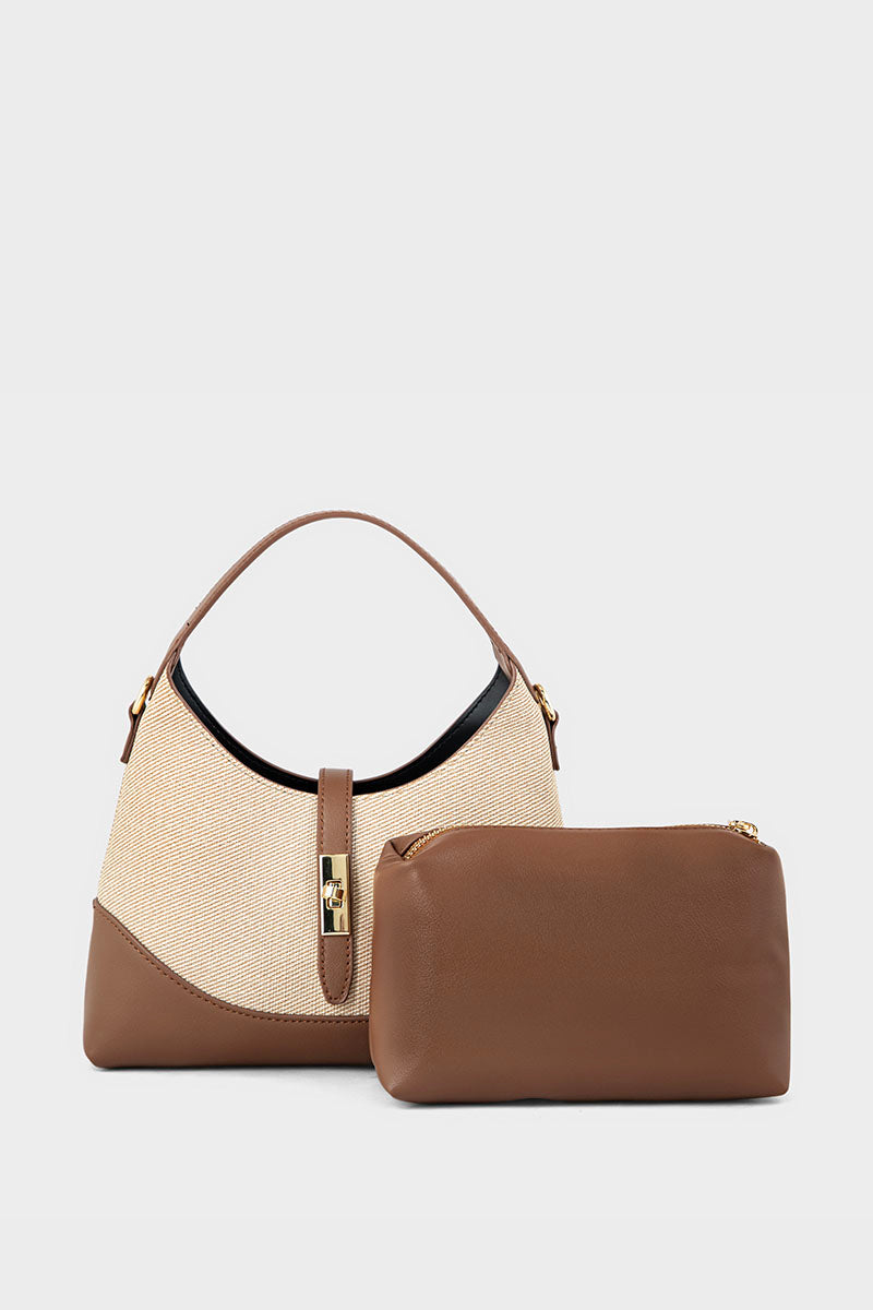 Hobo Hand Bags BH0065-Beige