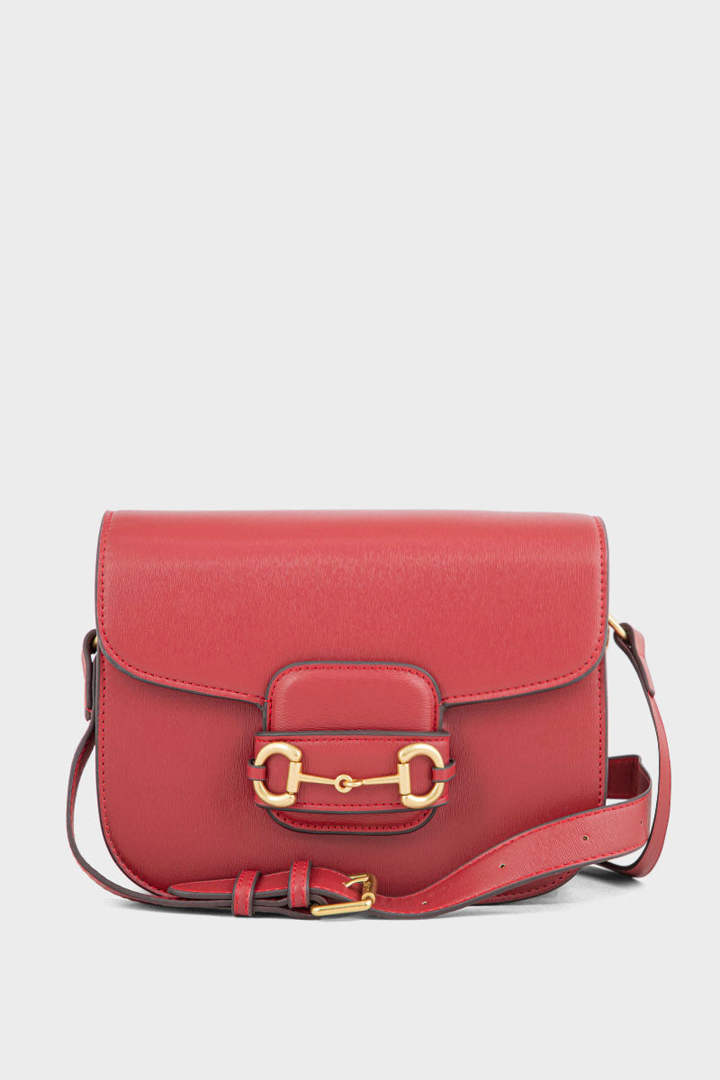 Flap Shoulder Bags BS2124-Red