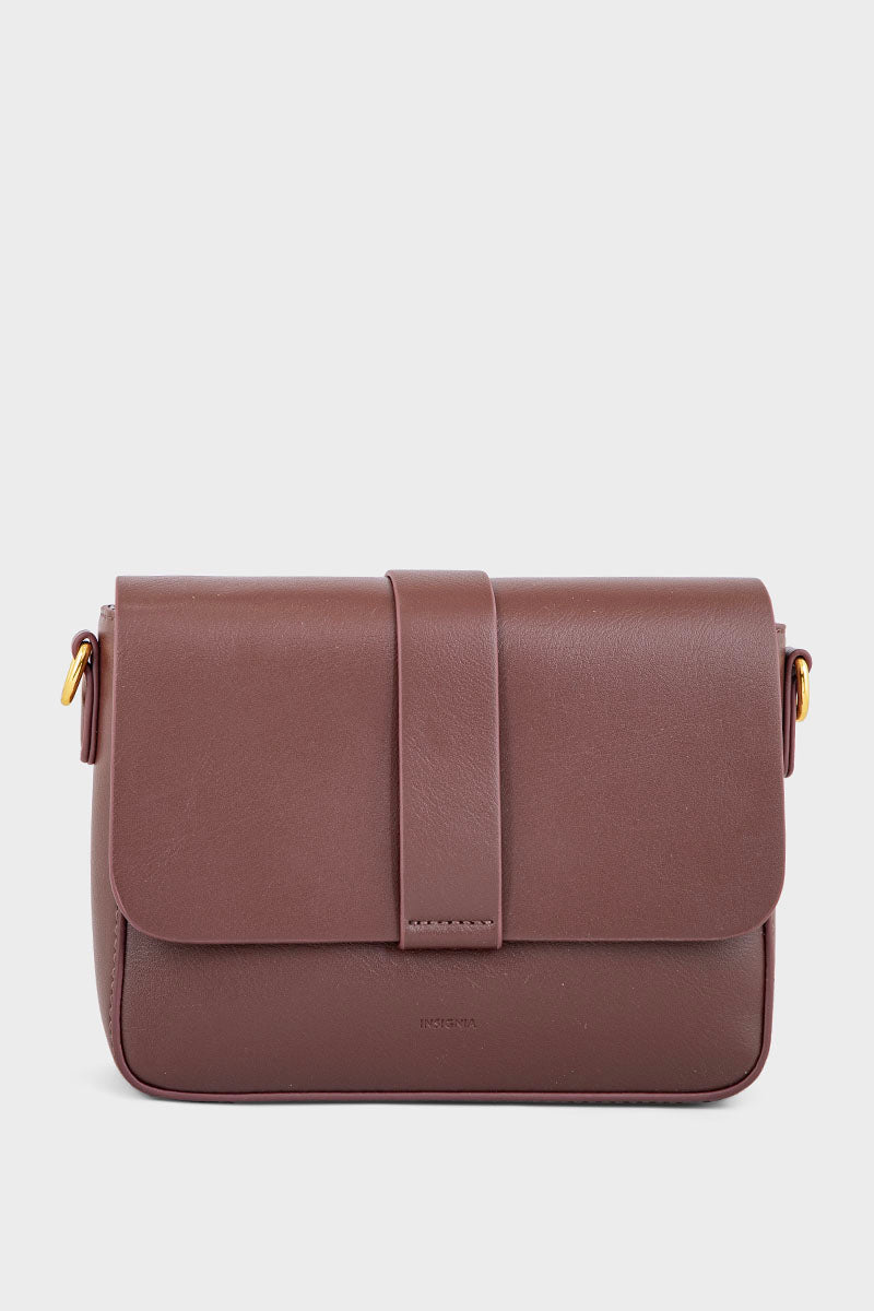 Cross Shoulder Bags BS2097-Brown