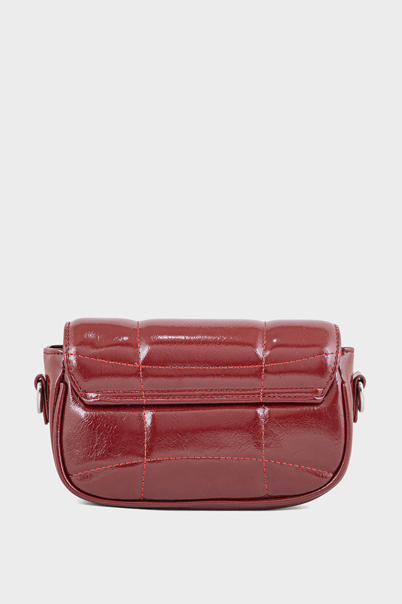 Flap Shoulder Bags BS2115-Maroon