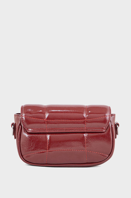 Flap Shoulder Bags BS2115-Maroon