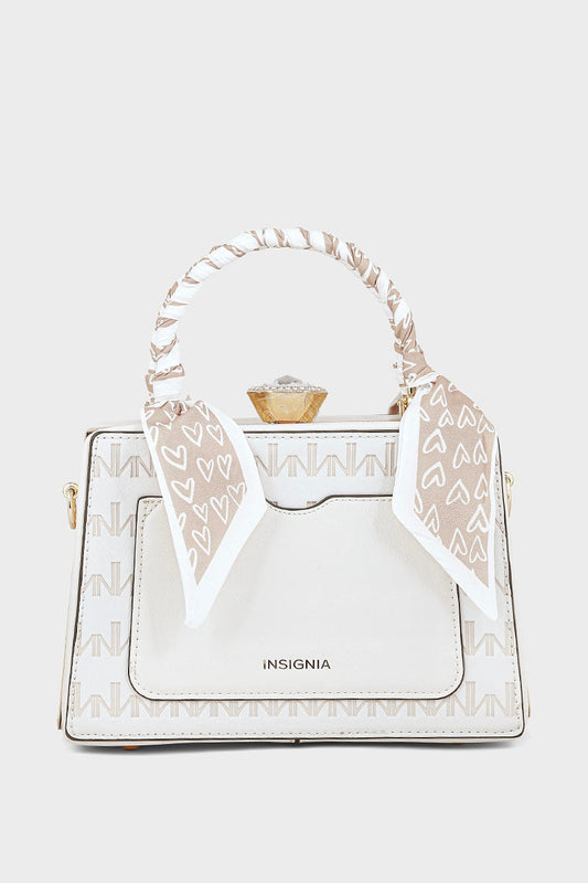 Top Handle Hand Bags BH0057-Ivory