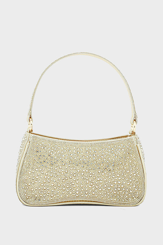 Top Handle Hand Bags BH0045-Lime Gold