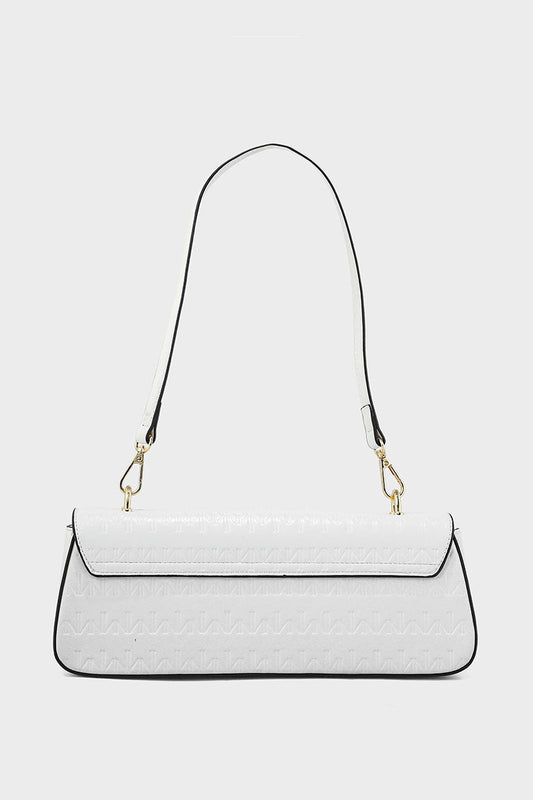 Flap Shoulder Bags BS2051-White