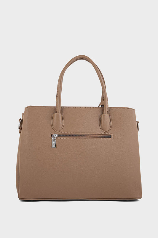Top Handle Hand Bags BH0107-Dark Beige