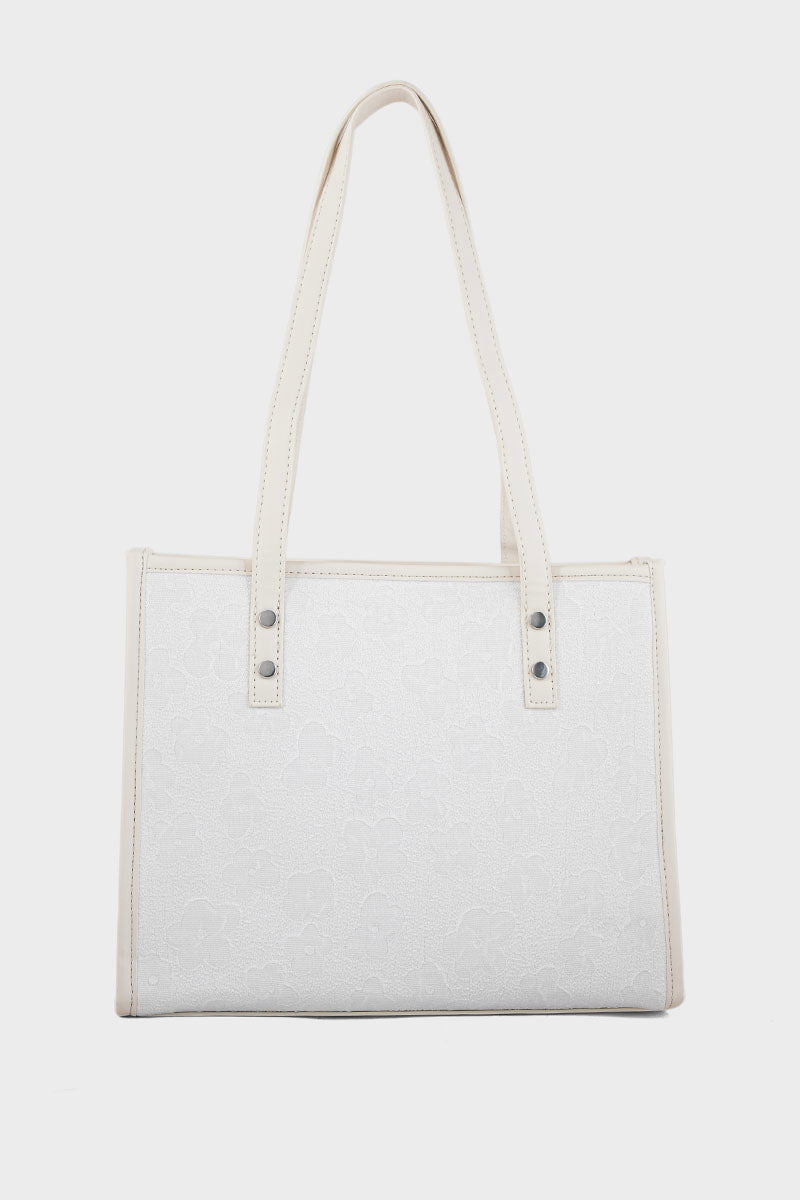 Tote Hand Bags BS2106-White