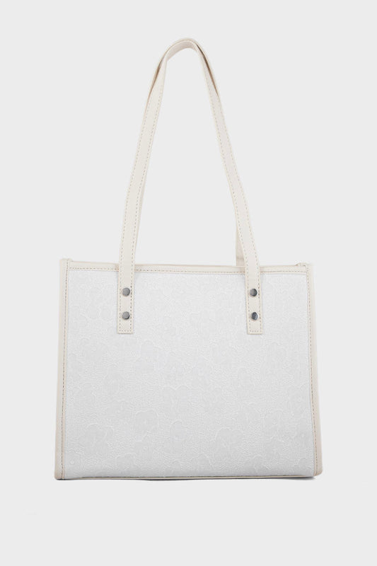 Tote Hand Bags BS2106-White