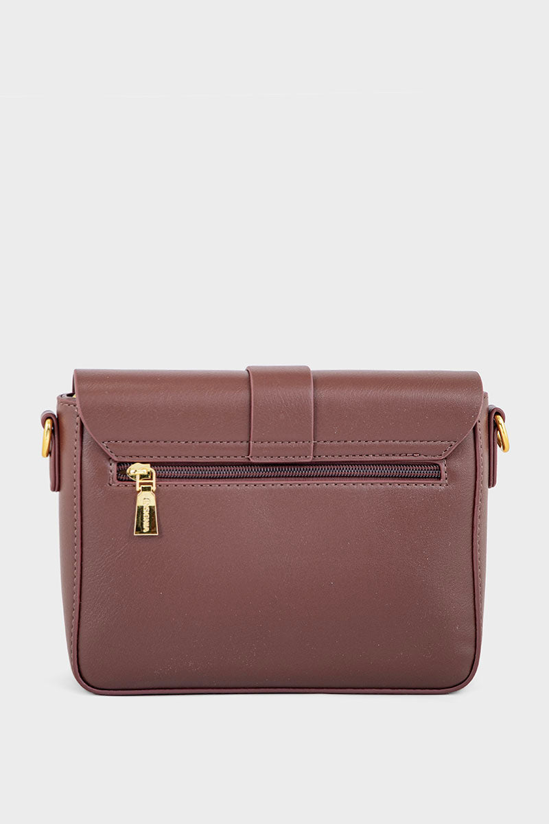 Cross Shoulder Bags BS2097-Brown