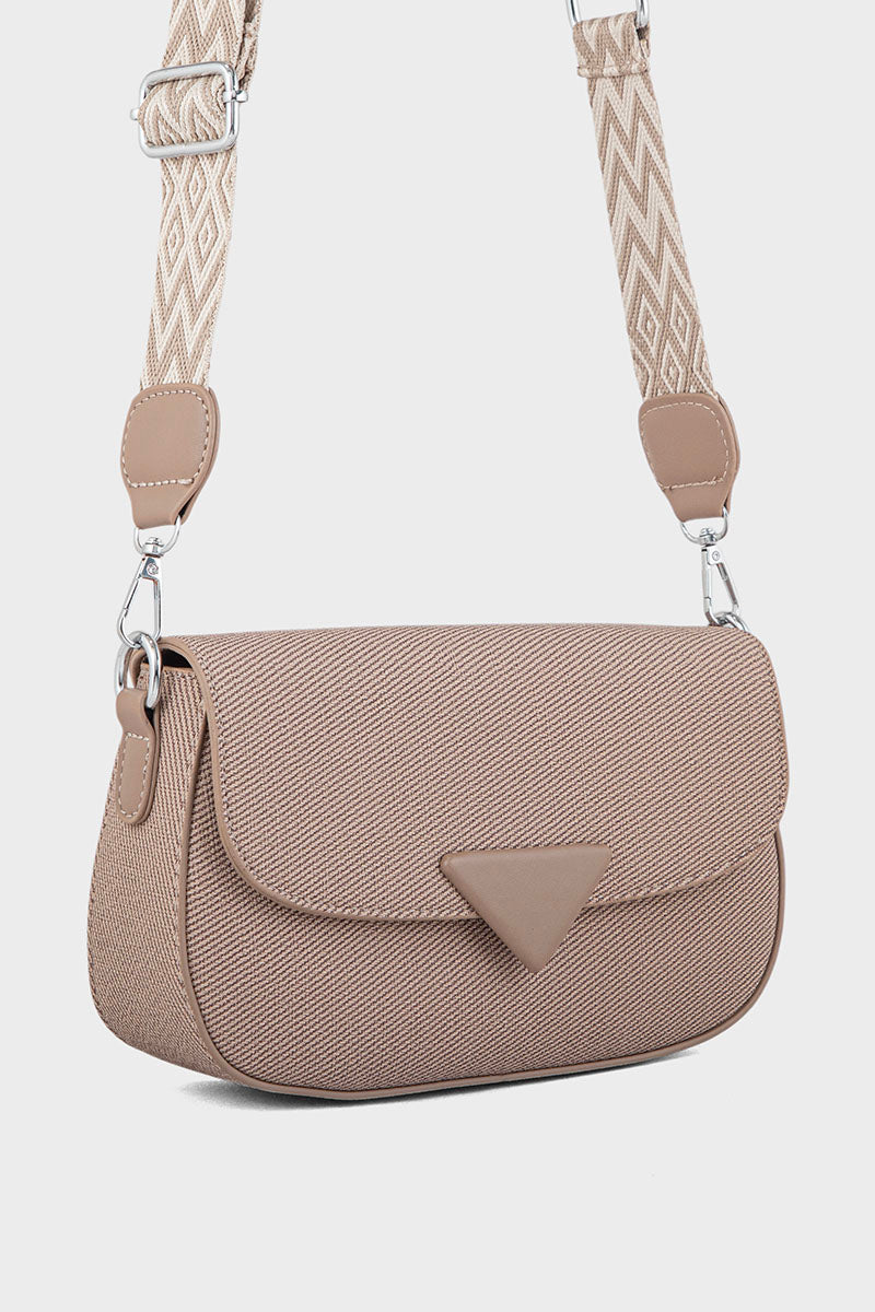 Flap Shoulder Bags BS2129-Beige