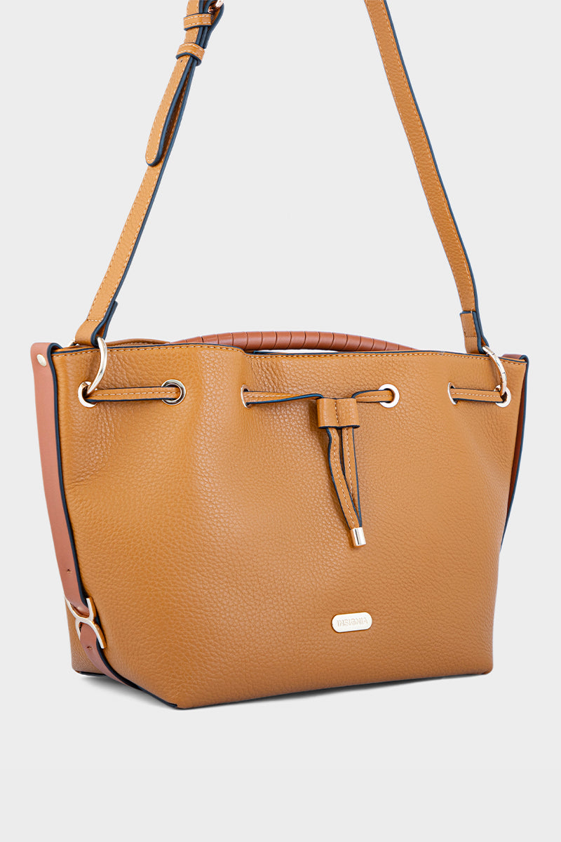 Bucket Hand Bags BS2066-Tan