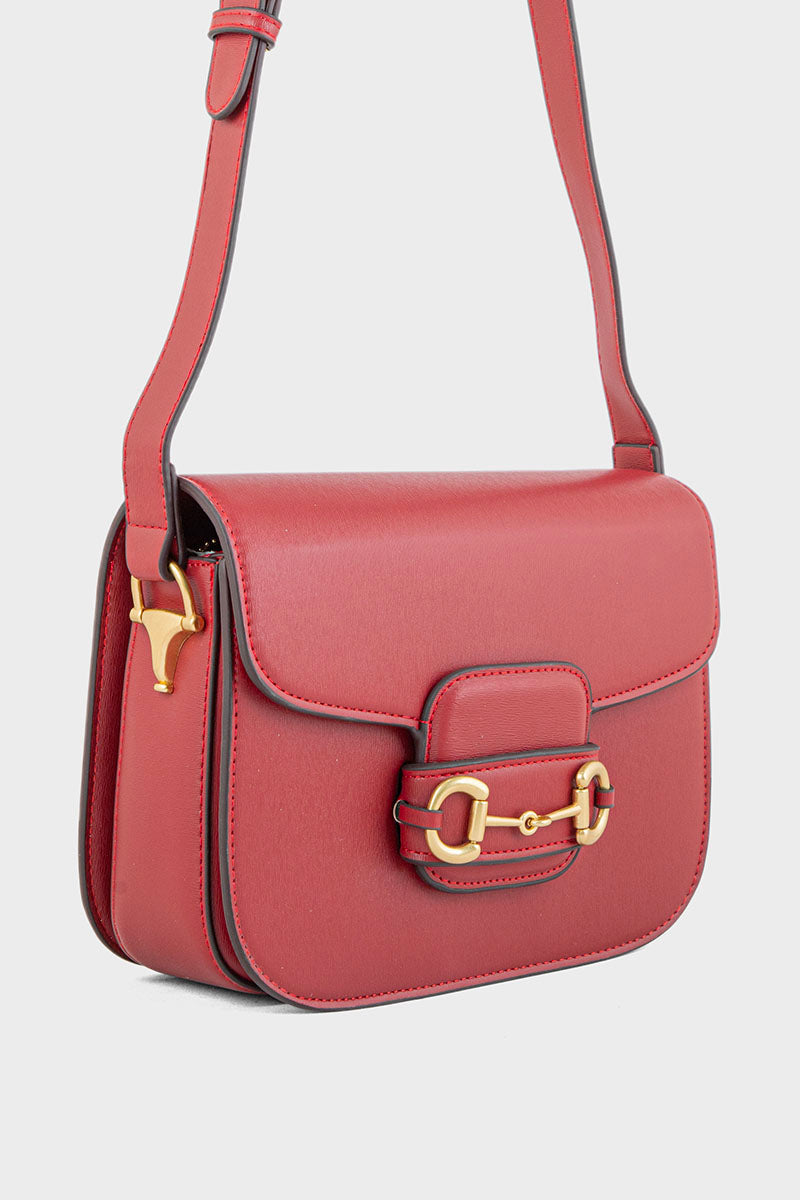 Flap Shoulder Bags BS2124-Red