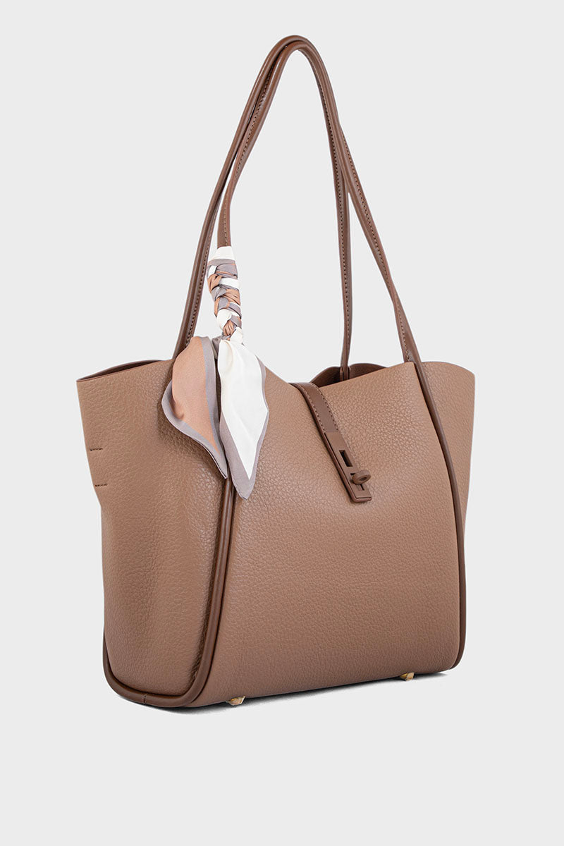 Tote Hand Bags BS2100-Brown