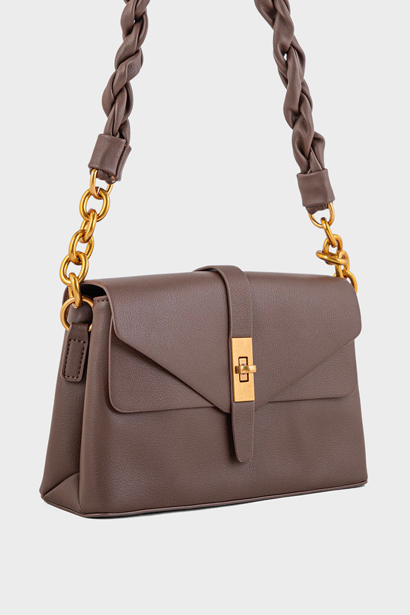 Cross Shoulder Bags BS2125-Brown