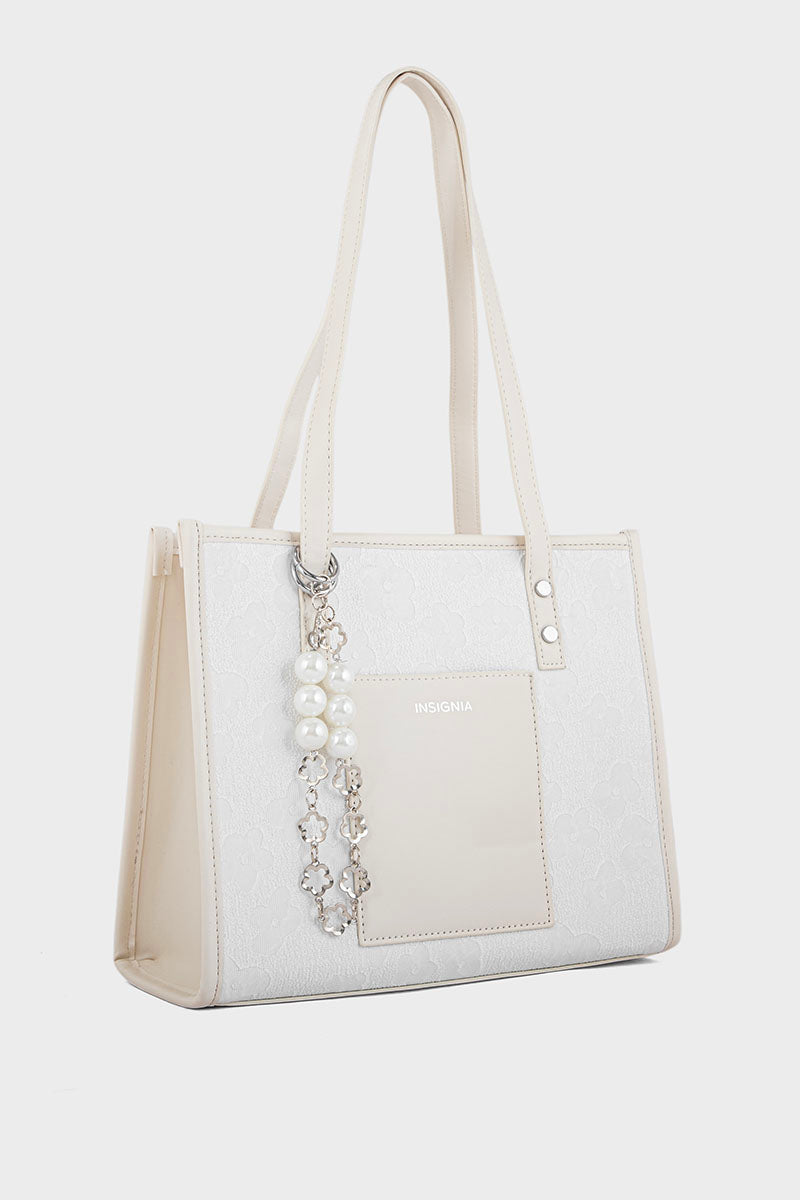 Tote Hand Bags BS2106-White