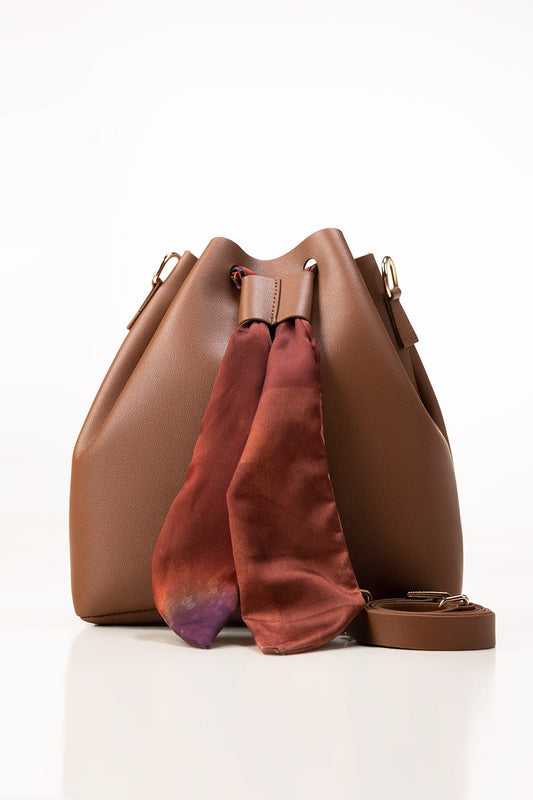 Tan Bucket Bag IWB-BKB24-007