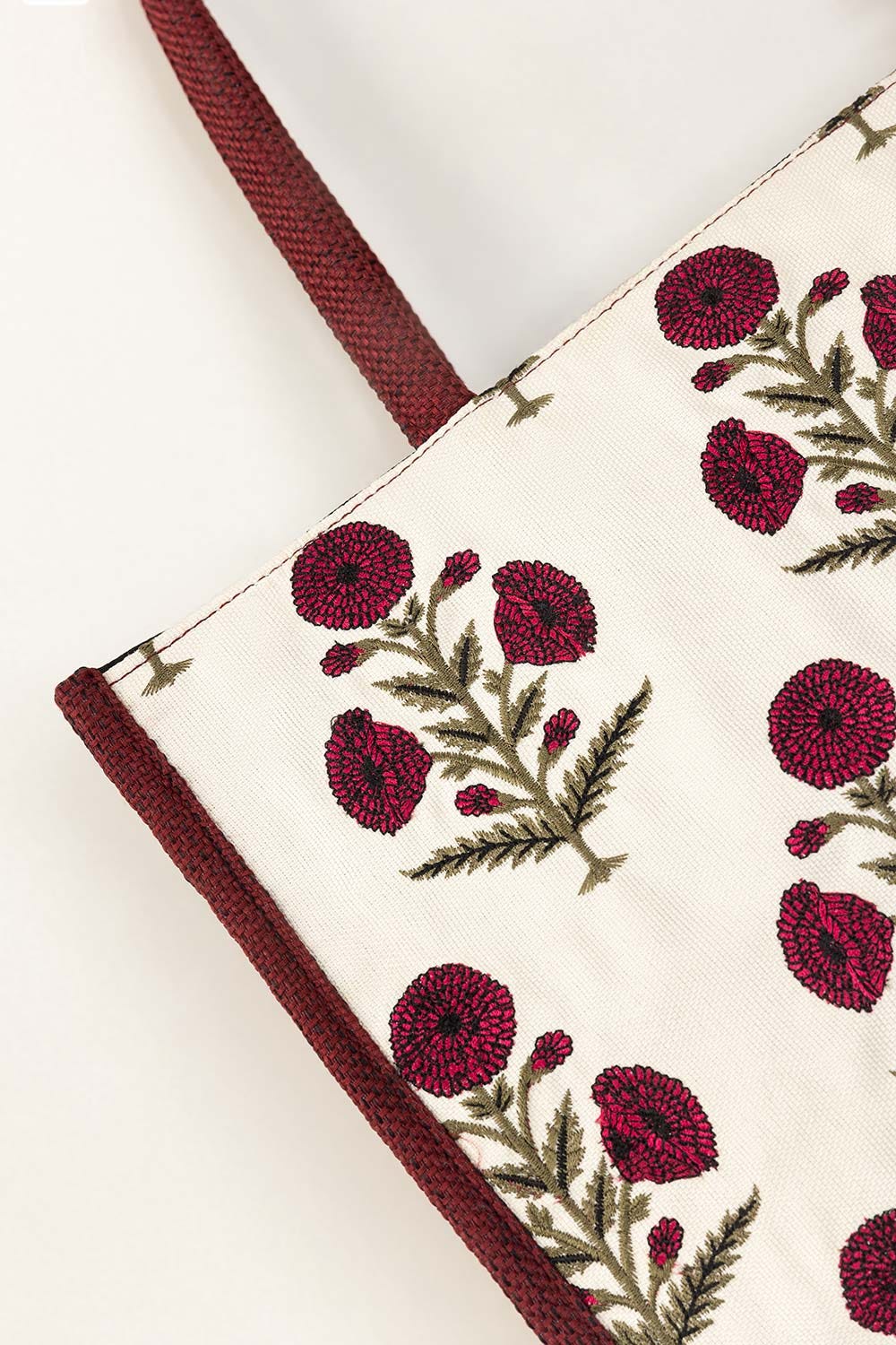 Maroon Tote Bag IBS-TTB25-003