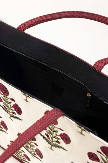 Maroon Tote Bag IBS-TTB25-003