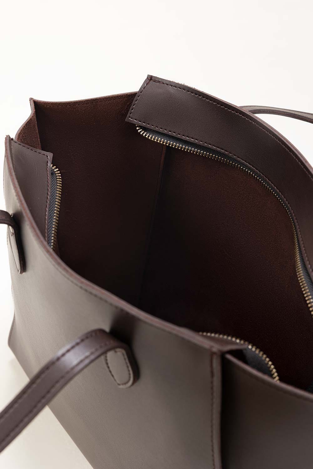 Dark Brown Tote Bag IBS-TTB25-007