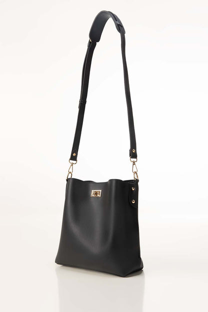 Black Bucket Bag IBS-BKB25-002