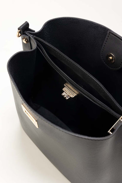 Black Bucket Bag IBS-BKB25-002