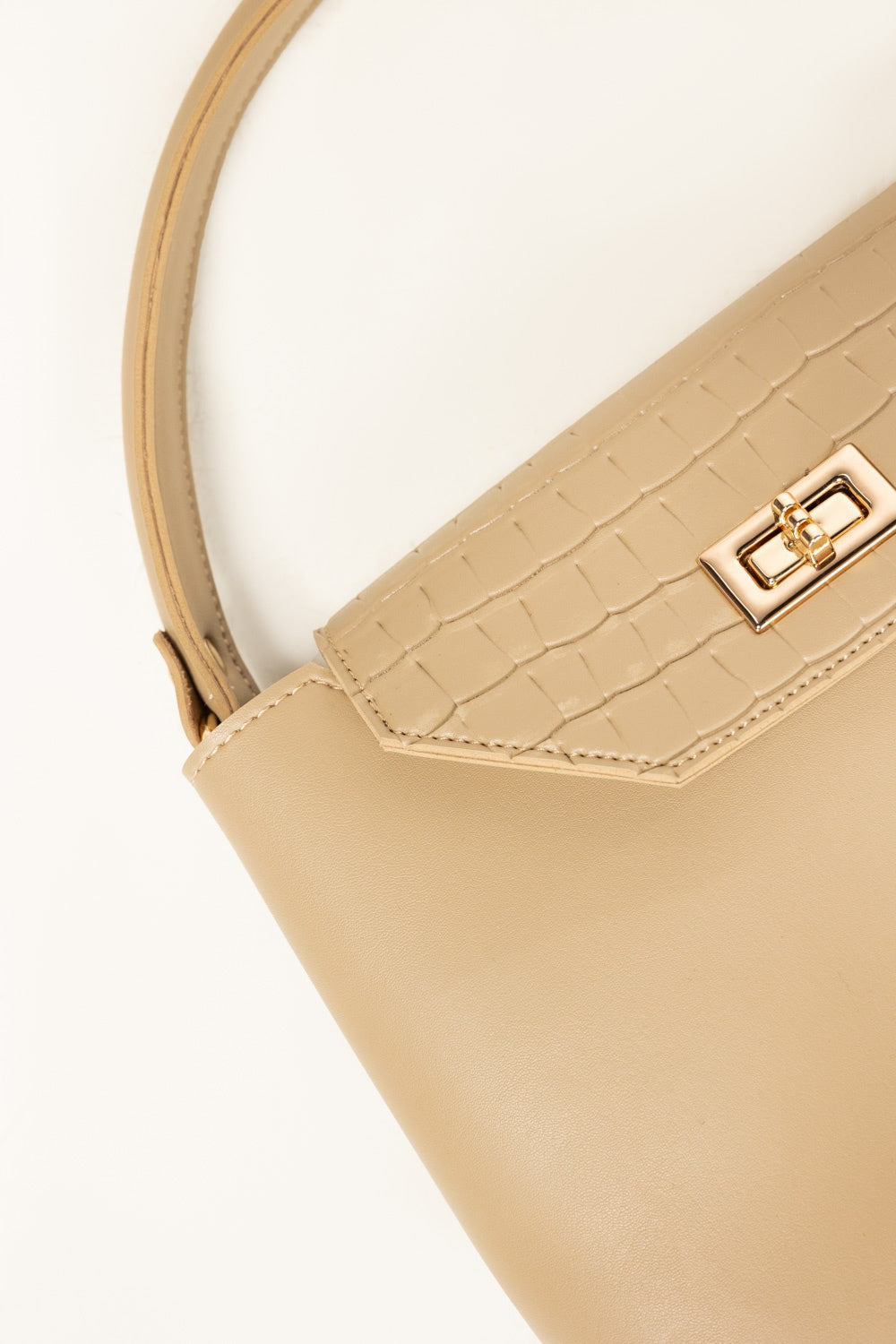 Beige Handbag IBS-HDB25-004