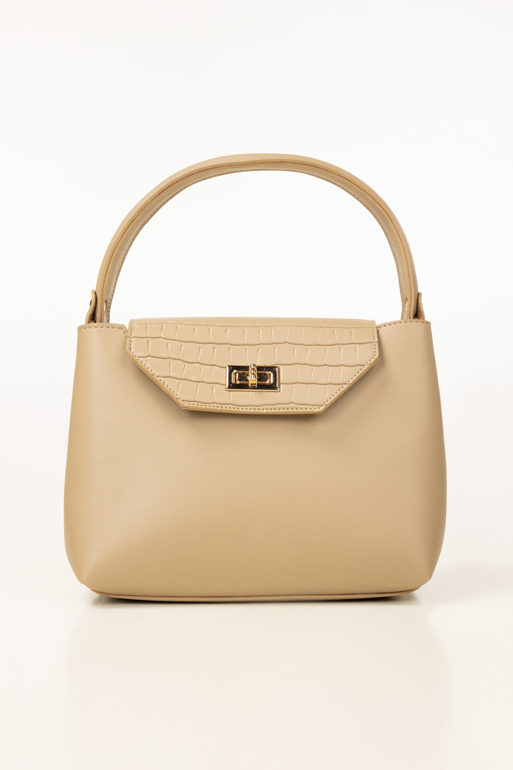 Beige Handbag IBS-HDB25-004