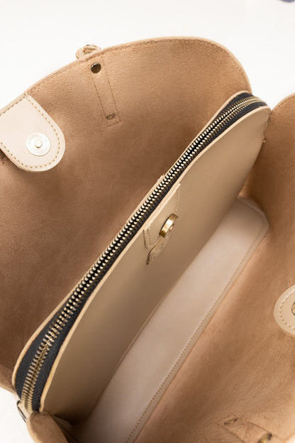 Beige Shoulder Bag IBS-SHB25-029