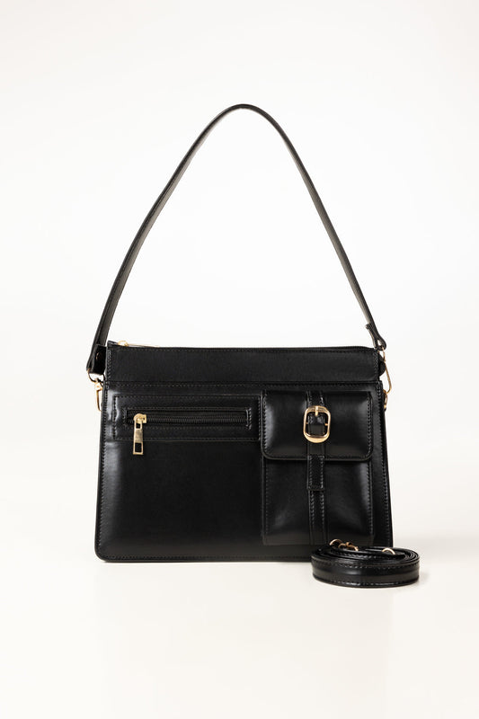 Black Shoulder Bag IBS-SHB25-036