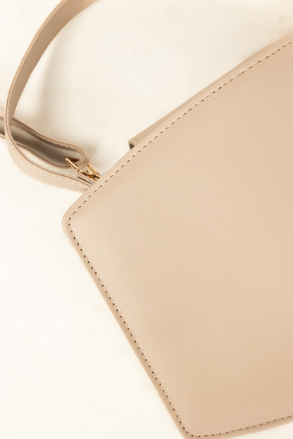 Beige Handbag IBS-HDB25-012