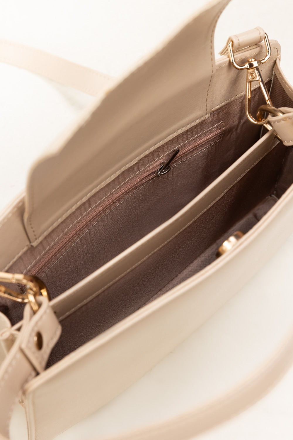 Beige Handbag IBS-HDB25-012