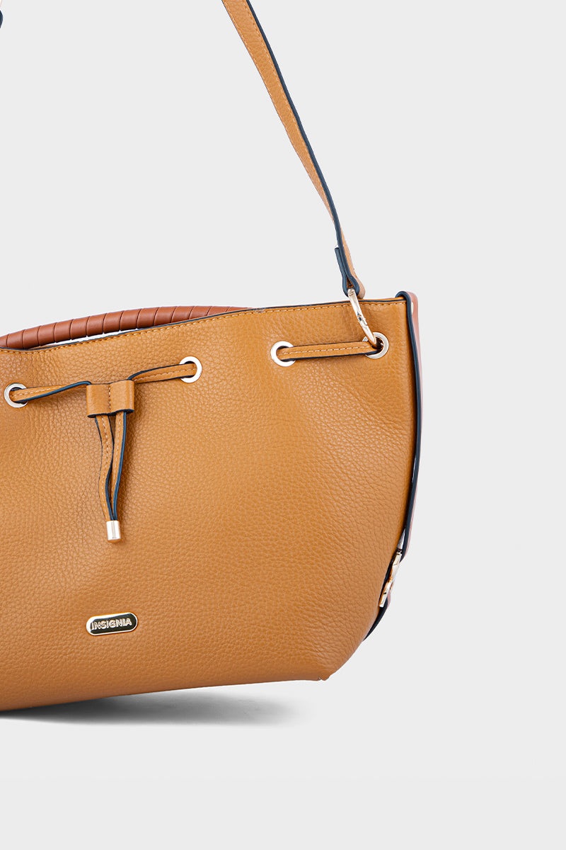 Bucket Hand Bags BS2066-Tan