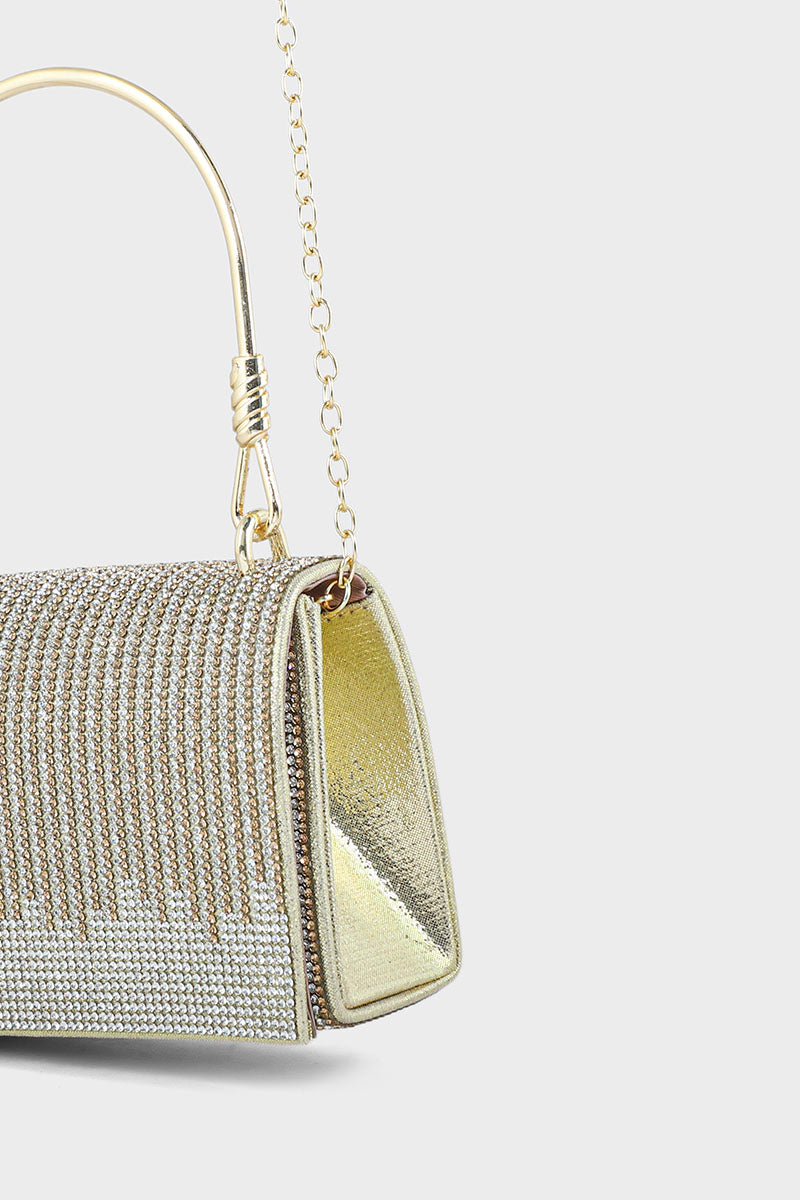 Top Handle Hand Bags BH0044-Golden