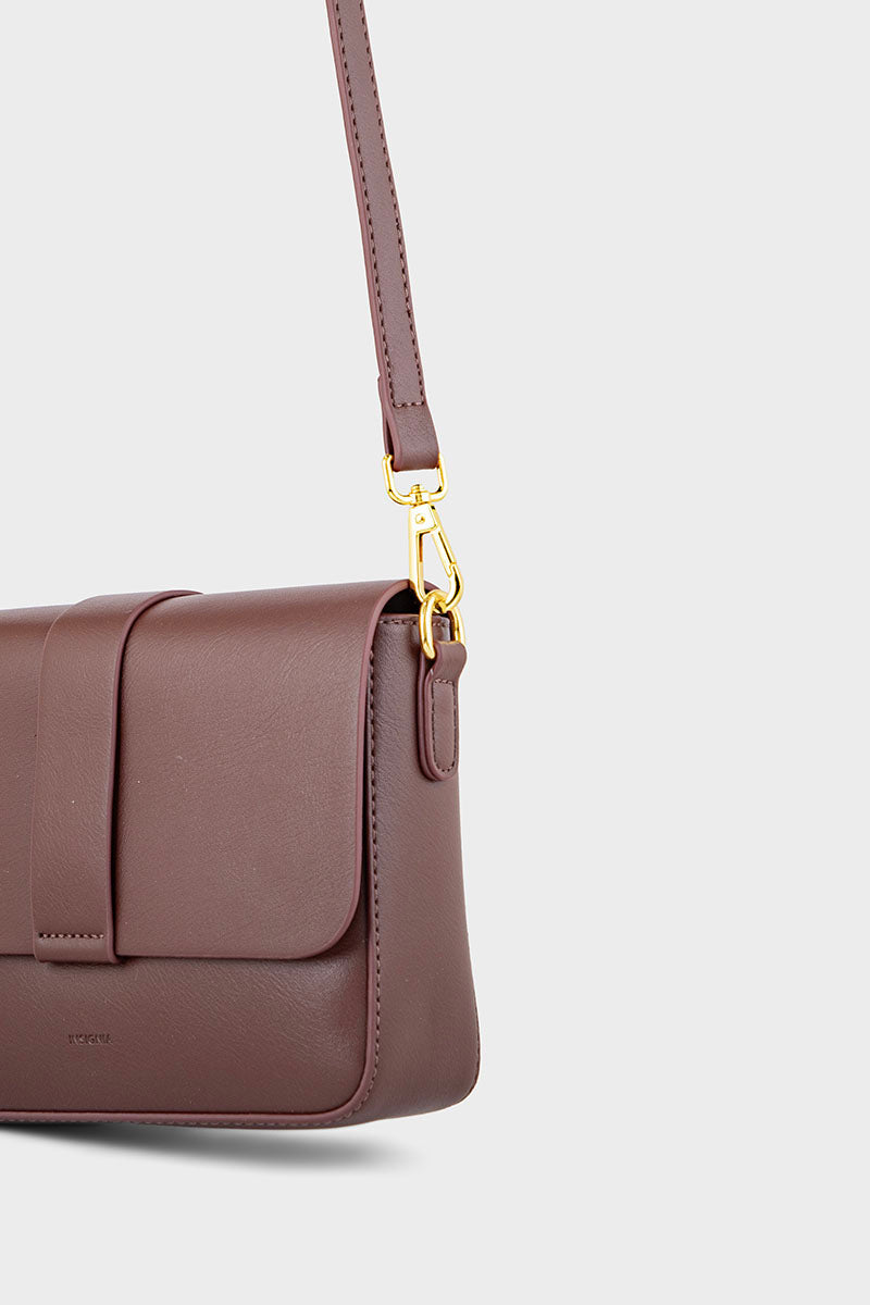 Cross Shoulder Bags BS2097-Brown
