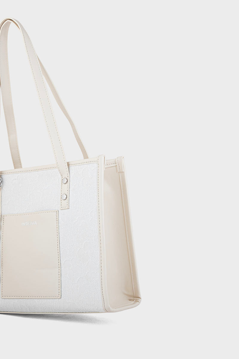 Tote Hand Bags BS2106-White