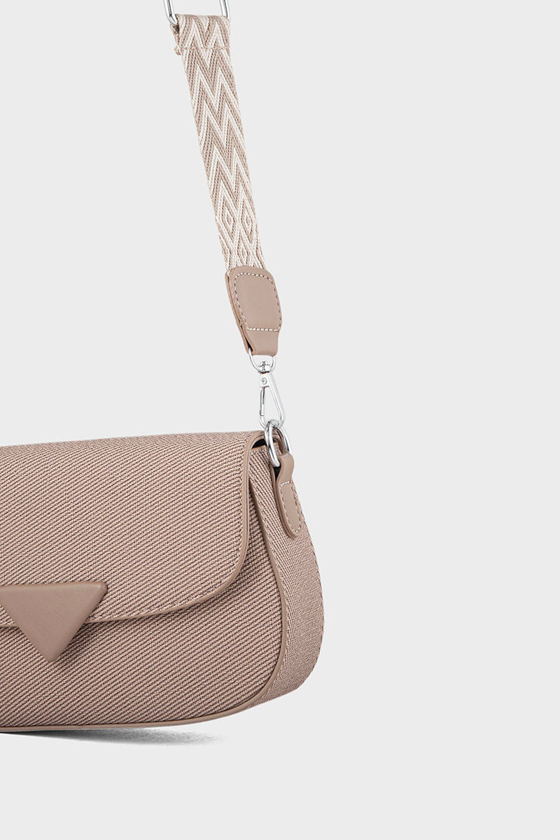 Flap Shoulder Bags BS2129-Beige